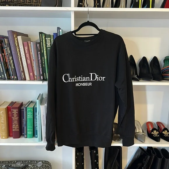 Vintage Christian Dior Black Sweatshirt - Picture 2 of 5